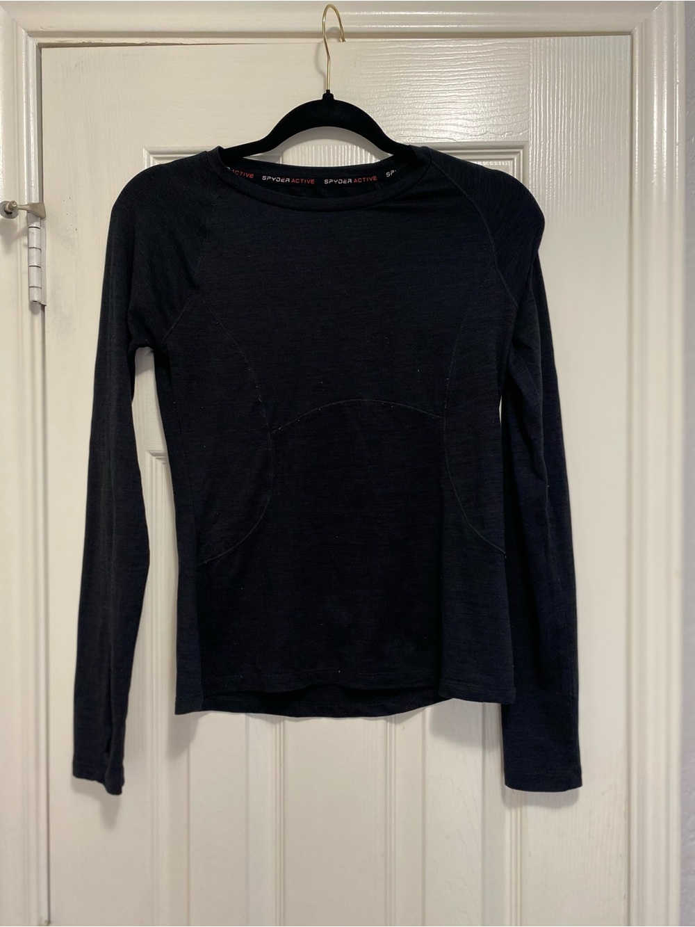 Spyder Active Black Long-Sleeve Women’s Base Layer Top